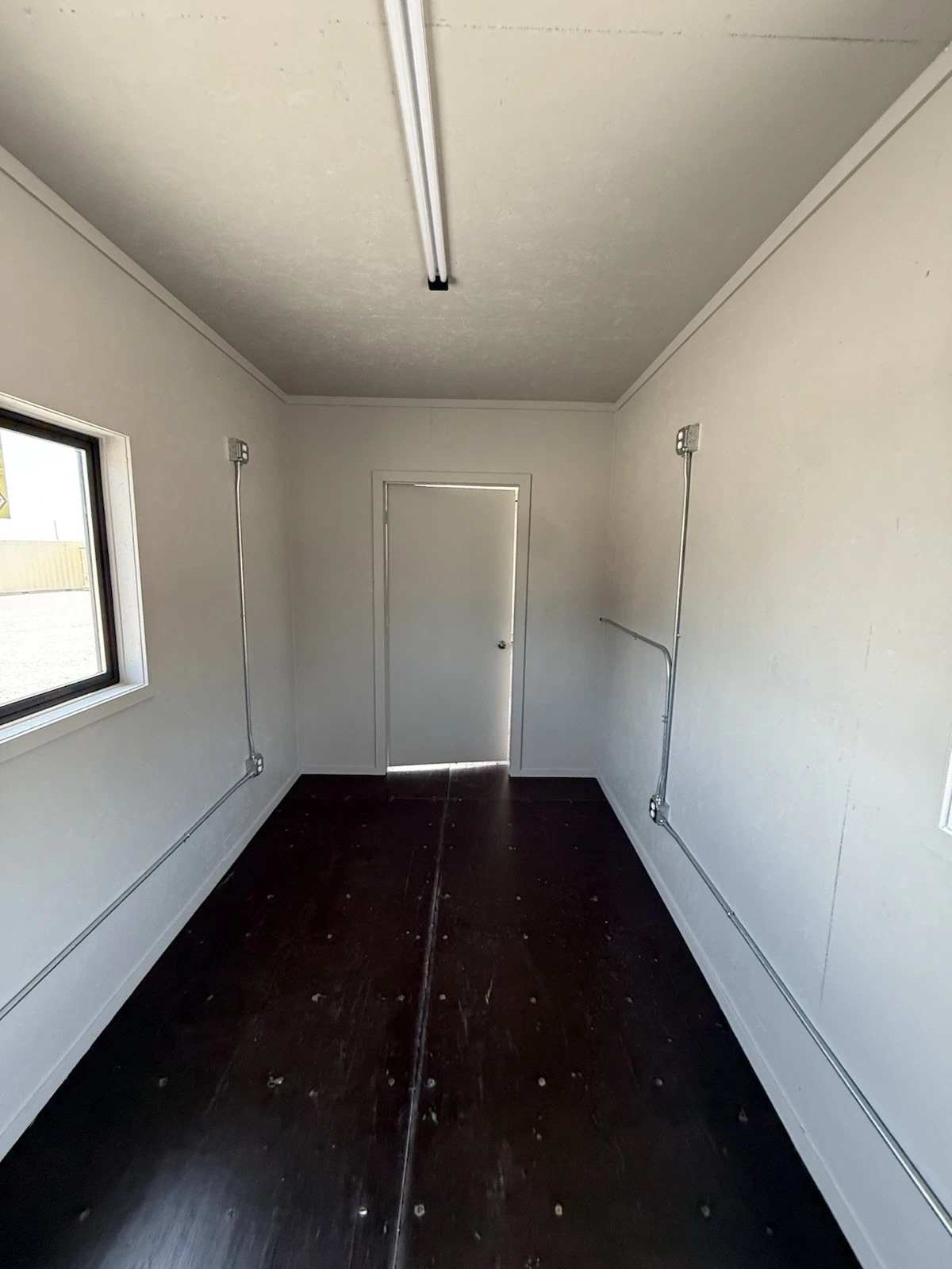 40ft New Slate Gray Shipping Container Office For Commercial Use Spray Foam - Image 9