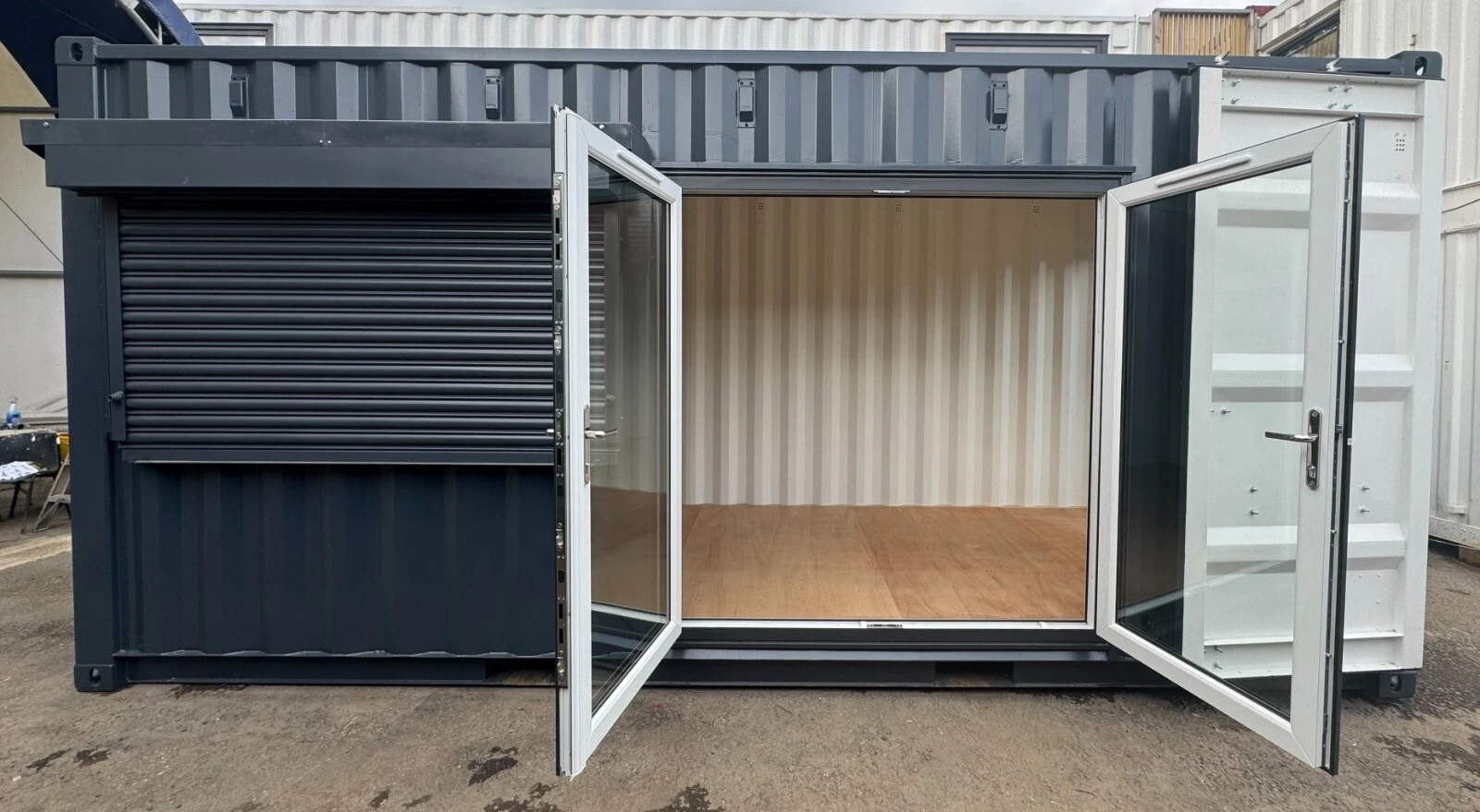 20x8ft | CUSTOM SHIPPING CONTAINER CONVERSION | Portable Building | - Image 11